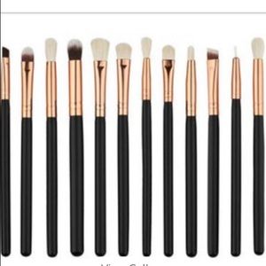 Various makeup brushes